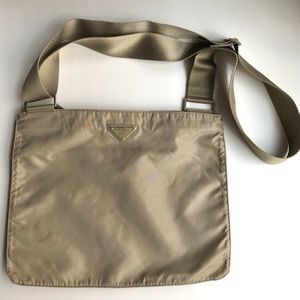 Prada nylon flat crossbody bag